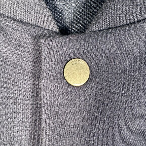 Cuts Bomber Jacket Mens Size XL Blue The Friday Projects Midweight Office Casual - Picture 5 of 12